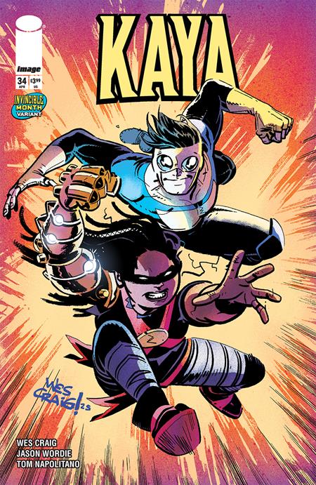 Kaya #34 - Wes Craig Invincible Month Variant (Back-Issue)