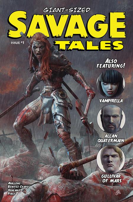 Giant Sized: Savage Tales - Bjorn Barends Red Sonja Main Cover (Closed)