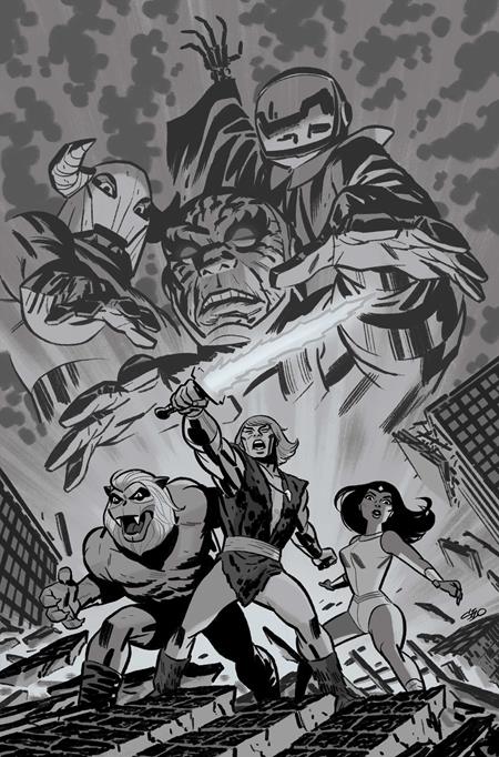 Thundarr: The Barbarian #4 - Michael Cho 1:15 Line Art Virgin Variant (Pre-Sale) C13-P17