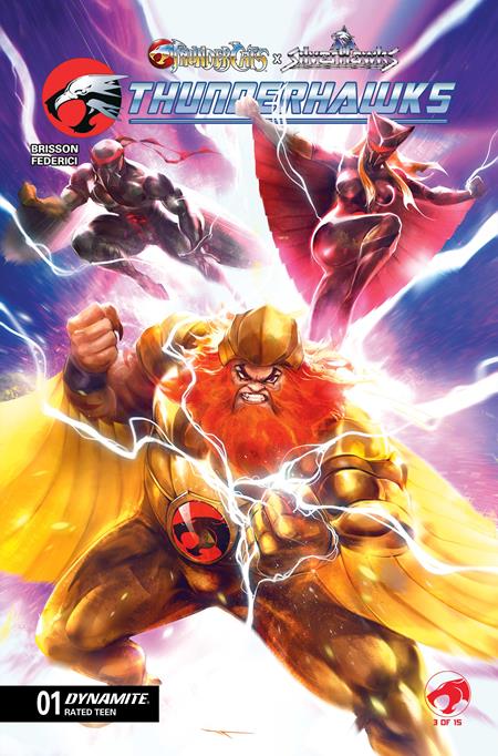 Thundercats / Silverhawks: Thunderhawks #1 - Ivan Tao 1:100 Signed by Larry Kenney Variant (Pre-Sale) C12-P16