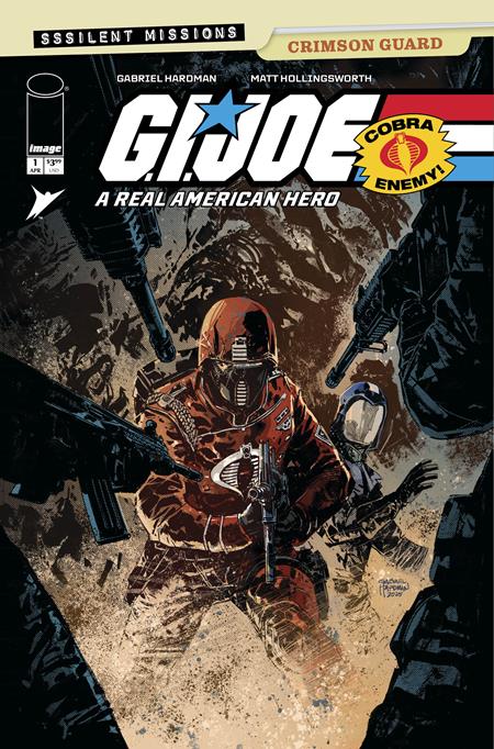 GI Joe: A Real American Hero - Sssilent Missions - Crimson Guard #1 - Gabriel Hardman Main Cover (Closed)