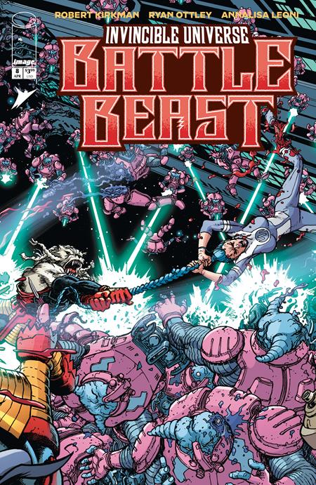 Battle Beast #8 - Invincible Universe - Burnham, Reber 1:10 Variant (Back-Issue)