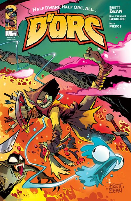 D'orc #1 - Dorc - Brett Bean 4th Printing Wraparound Variant (Back-Issue)