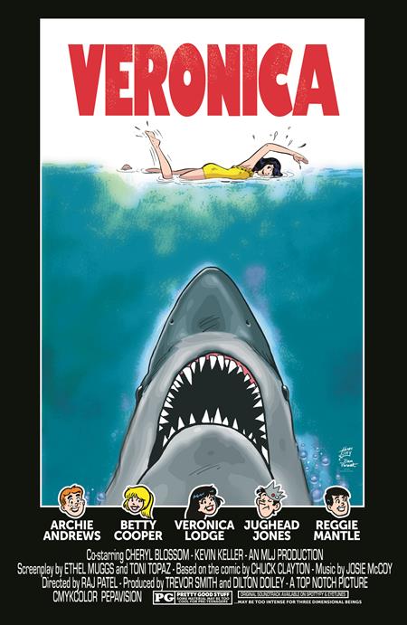 Archies TV: Laugh Out #79 "Facsimile 2026" - Dan Parent Veronica Movie Poster Foil Variant (Closed)