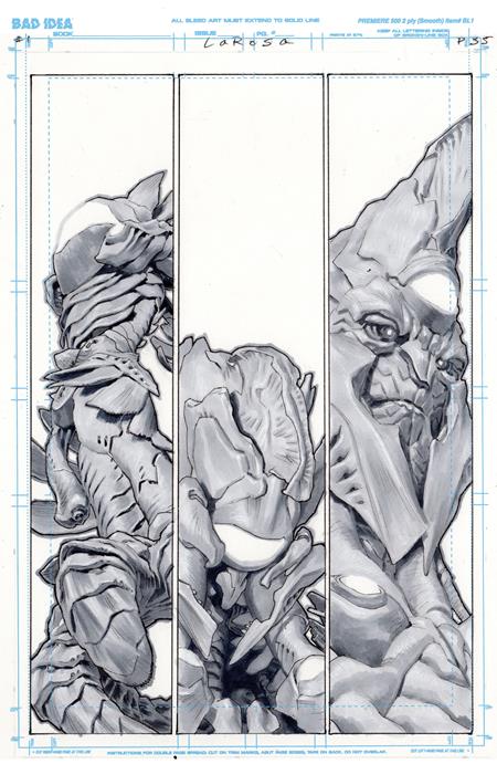 Olympus Saga: Megalith #1 - Lewis LaRosa Original Art Edition 19 Variant (Closed)