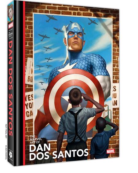 Marvel Art of Dan Dos Santos - Regular Edition - HC - Dan dos Santos Main Cover (Closed)
