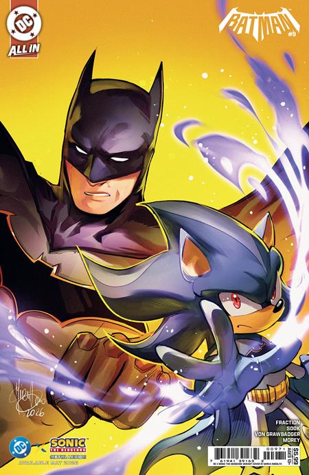Batman #9 "2025" - Mirka Andolfo DC x Sonic Variant (Closed)