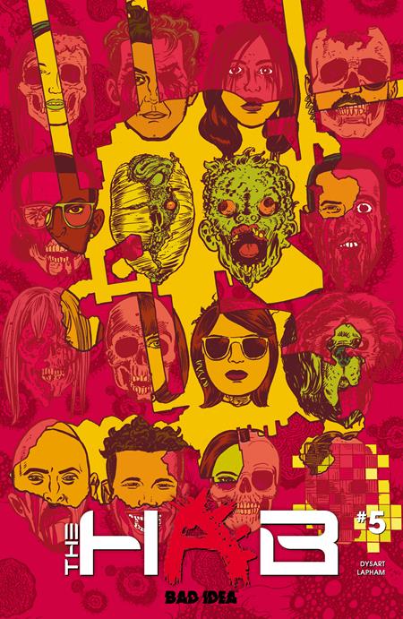 Hab #5 - Bad Idea - David Lapham B&W Infected Skulls Var (Closed) R2641