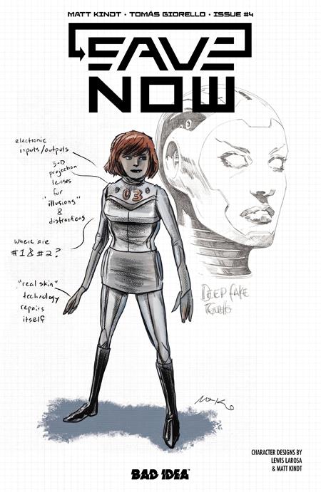 Save Now #4 - Bad Idea - Kindt, Giorello Design Variant (Closed) R2635