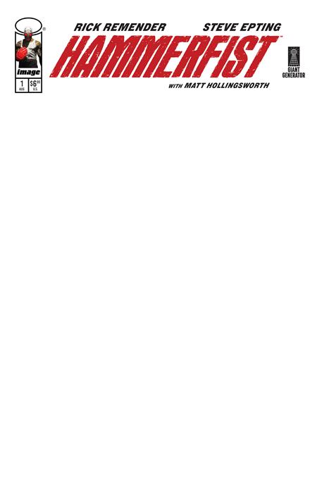 🔞 Hammerfist #1 - Image - Rick Remender - Blank Sketch Variant (Closed) R2635