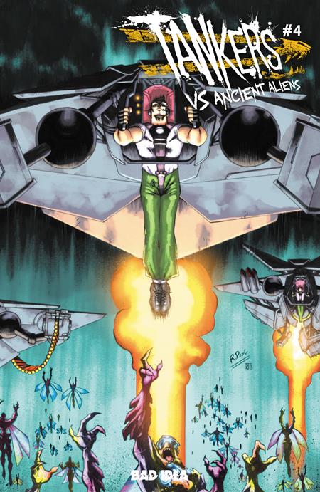 Tankers vs Ancient Aliens #4 - Bad Idea - Raphael Pool Main Cover (Closed) R2636