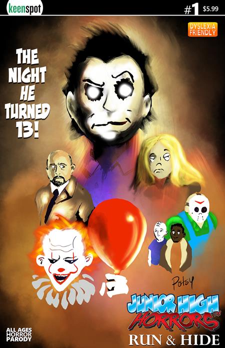 Junior High Horrors: Run & Hide - Rob Potchak Night He Turned 13 Variant (Closed) R2638