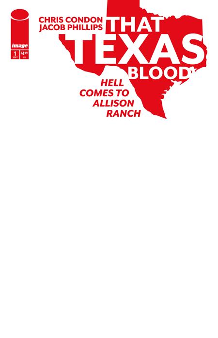 🔞 That Texas Blood: Hell Comes to Allison Ranch #1 - Blank Sketch Var (Closed) R2638