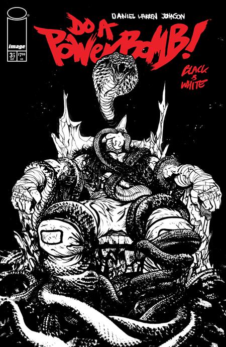 Do a Powerbomb: Black & White #3 - Image - Daniel Warren Johnson Var (Closed) R2638