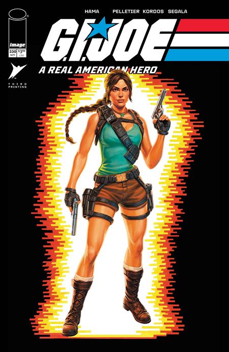 Gi Joe: A Real American Hero #330 - Chris Mooneyham Tomb Raider Hasbro Design 3rd Printing (Pre-Order) R2636