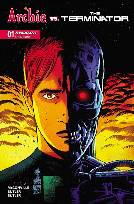 Archie vs the Terminator #1 - Dynamite - Francesco Francavilla Main Cvr (Pre-Order) C37-P40