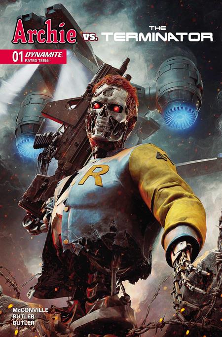 Archie vs The Terminator #1 - Dynamite - Bjorn Barends Foil (Pre-Order) C37-P40