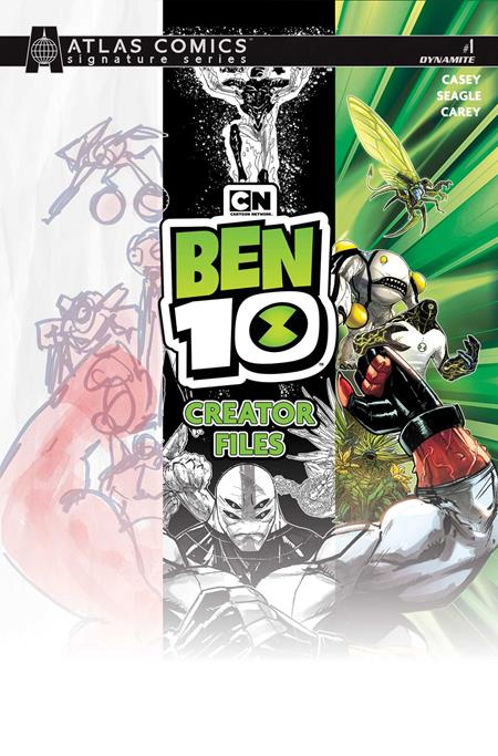 Ben 10 #1 - Creator Files - Robert Carey Atlas Edition Signed by Joe Casey (Closed) R2642