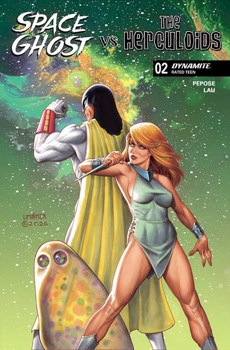 Space Ghost vs the Herculoids #2 - Dynamite - Joseph Michael Linsner Var (Pre-Order) C39-P42