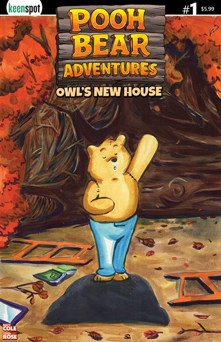 Pooh Bear Adventures: Owl's New House - Keenspot - Tessa Rose Pooh Raises Paw Var (Pre-Order) C36-P43