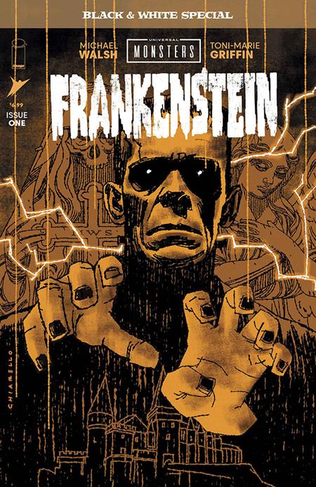 Frankenstein B&W Special #1 - Universal Monsters - Mark Chiarello Var (Pre-Order) C38-P41