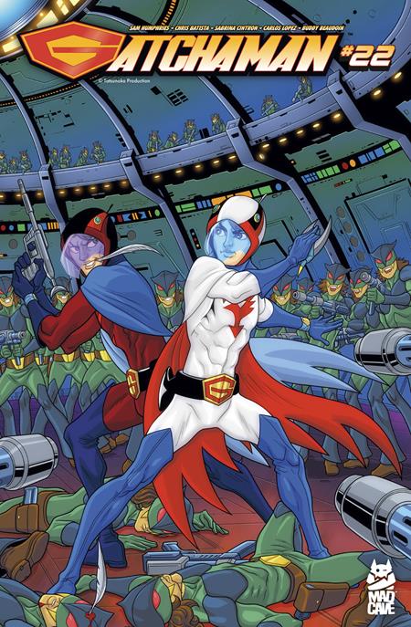 Gatchaman #22 - Mad Cave - Batista, Cintron, Chu Main Cvr (Pre-Order) C40-P43