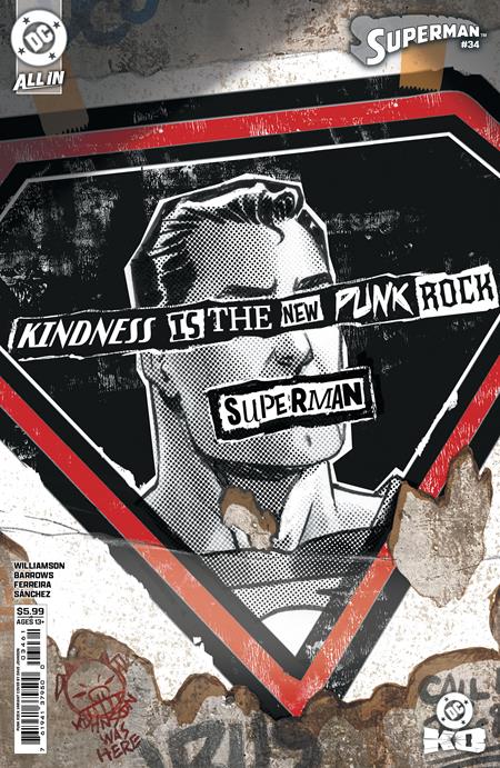 Superman #34 - Dave Johnson Punk Rock Variant (Back-Issue)