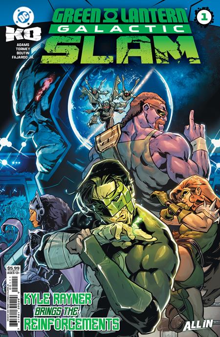 Green Lantern: Galactic Slam #1 - DC K.o - Cian Tormey Main Cover (Back-Issue)