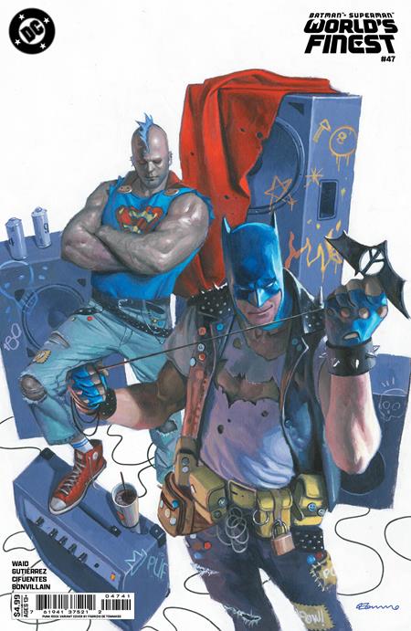 Batman / Superman: Worlds Finest #47 - Fabrizio De Tommaso Punk Rock Variant (Back-Issue)