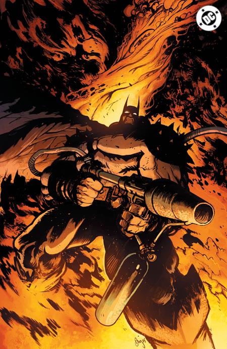 Absolute Batman: 2025 Annual #1 - Daniel Warren Johnson Flamethrower 2nd Printing Foil Variant (Back-Issue)