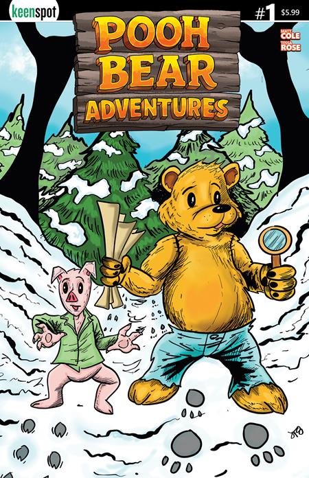 Pooh Bear Adventures #1 • Bagged w/ Trading Card • Jason Turner Var (Pre-Sale) C01-P07