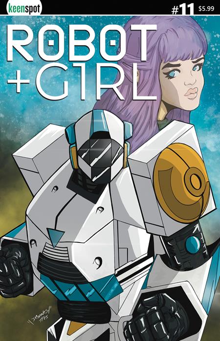Robot + Girl #11 • Bagged w/ Trading Card • De'Anthony Graves Var (Pre-Sale) C02-P08