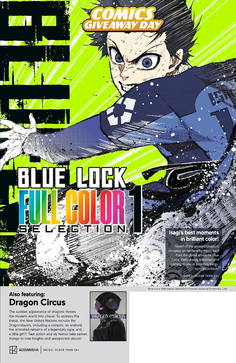Kodansha: Blue Lock Full Color Selection / Dragon Circus (VF) - CGD 2026 (Released)