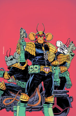 Judge Dredd x Biker Mice from Mars #1 - Oni | Andrew Krahnke 1:20 Virgin Var (Pre-Order) C43-P48