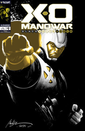 🔞 X-O Manowar: Black, White & Gold #2 - IDW / Alien Books | Rafael Albuquerque Main Cvr (Pre-Order) C43-P49