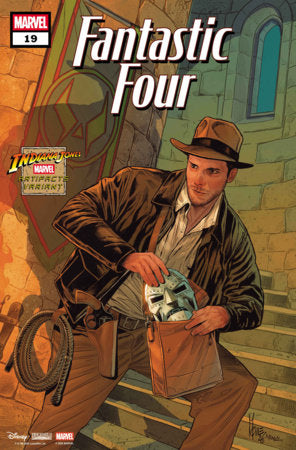 Fantastic Four #19 - Legacy #745 | Marco Checchetto Indiana Jones Marvel Artifact Var (Pre-Order) C41-P46
