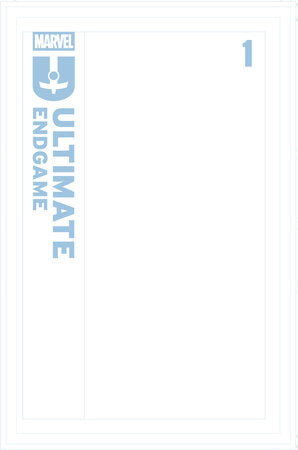 Ultimate Endgame #1 - Blue Line Blank Variant (Read Desc.)
