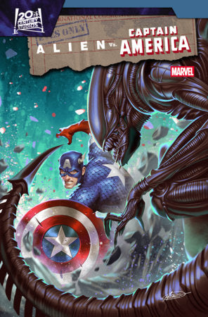 Alien Vs. Captain America #4 - Mateus Manhanini Variant (Released)