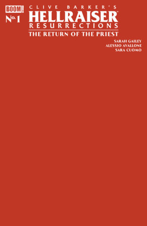 🔞 Hellraiser: Resurrections - Return of the Priest #1 (VF/NM) | Blank Sketch Red Var (Released) R2639