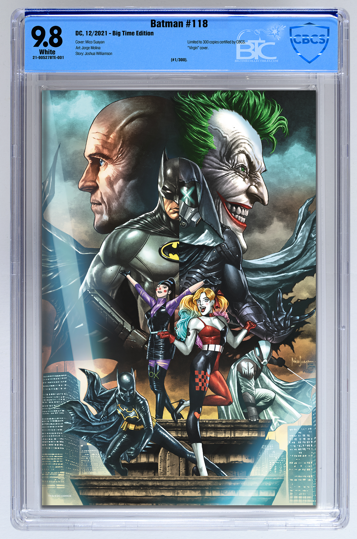 Batman #118 - Mico Suayan Big Time Edition Virgin Variant - 9.8 CGC (Graded) #001
