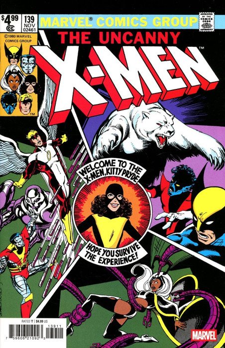 X-Men #139 - Facsimile 2025 - John Byrne Main Cover (Back-Issue)
