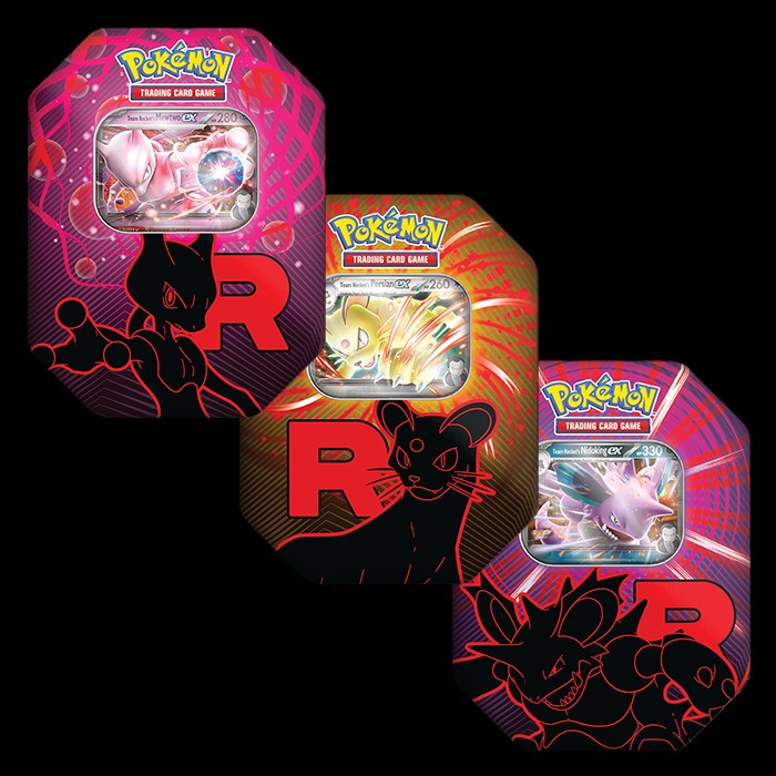 Pokémon: Pokemon TCG: 'Team Rocket' Tin includes 4x Boosters |(Incoming)