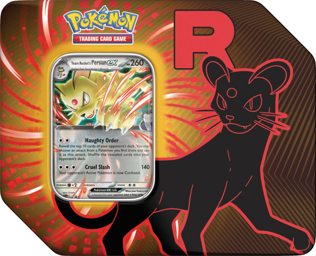 Pokémon: Pokemon TCG: 'Team Rocket' Tin includes 4x Boosters |(Incoming)