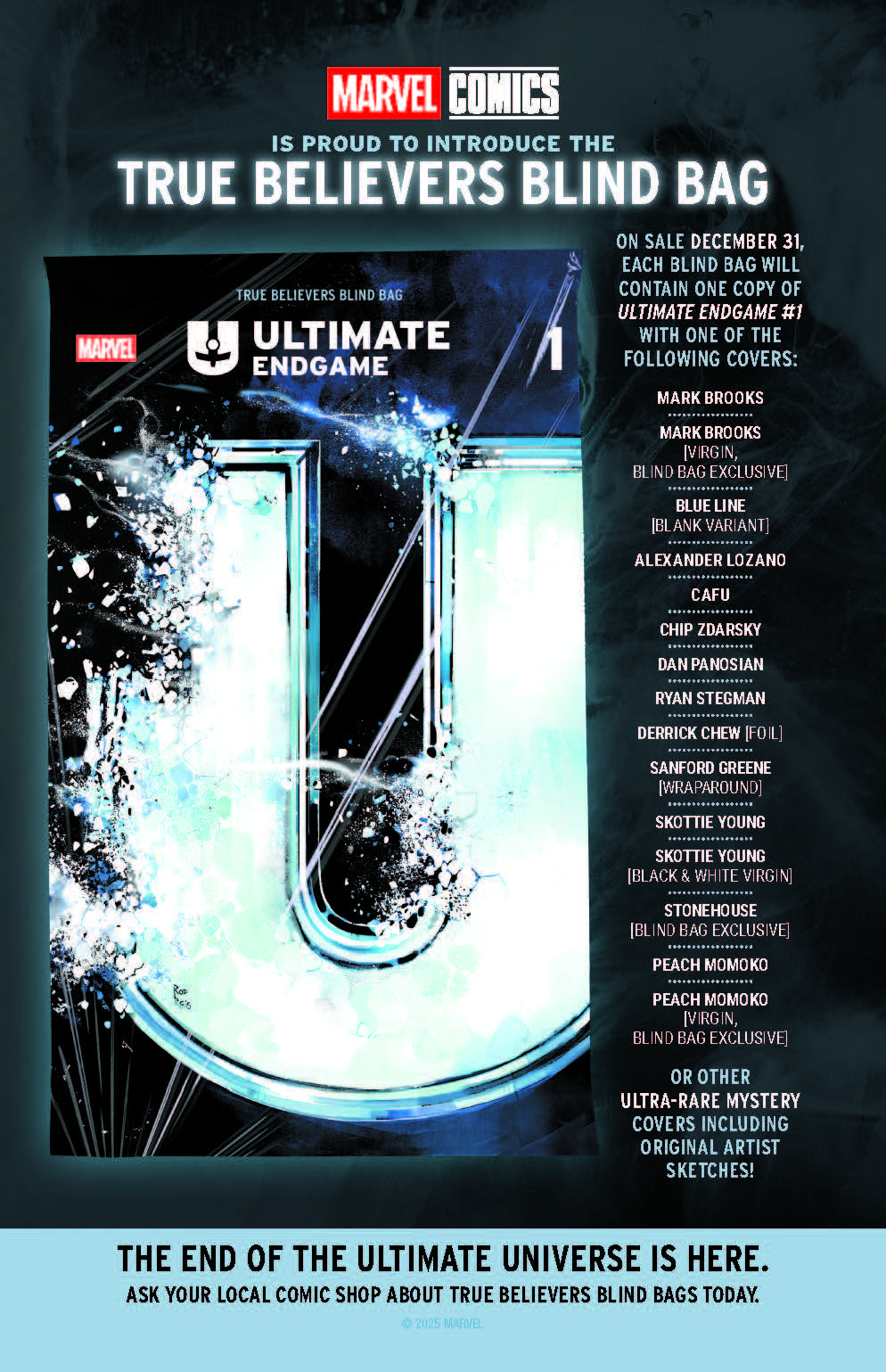 Ultimate Endgame #1 - True Believers Blind Bag – BUY 10 GET 1 FREE – Limited