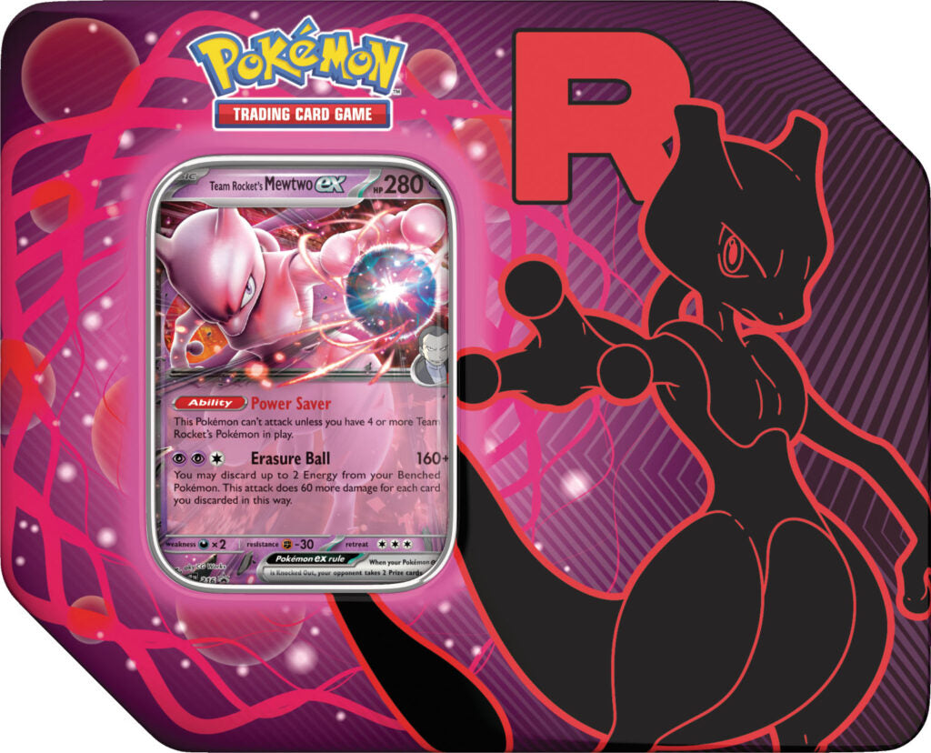 Pokémon: Pokemon TCG: 'Team Rocket' Tin includes 4x Boosters |(Incoming)