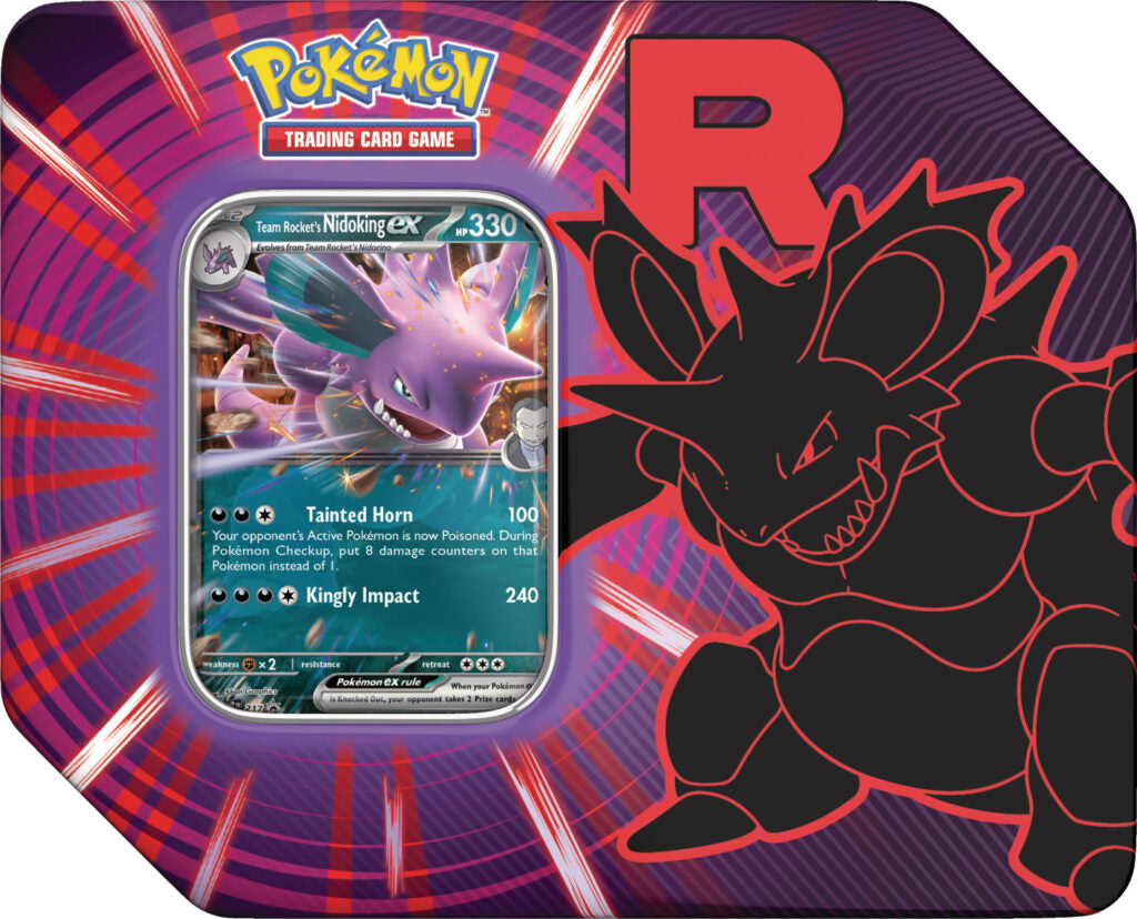 Pokémon: Pokemon TCG: 'Team Rocket' Tin includes 4x Boosters |(Incoming)