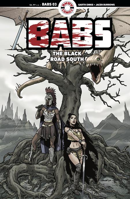 🔞 Babs: The Black Road South #3 - Jacen Burrows Main Cover (Back-Issue)