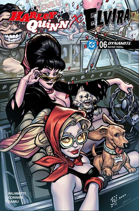 Harley Quinn x Elvira #6 - Chad Hardin Main Cover (Closed)