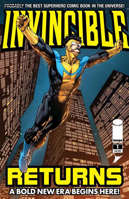 Invincible Returns #1 - Facsimile 2026 - David Finch Main Cover (Closed)