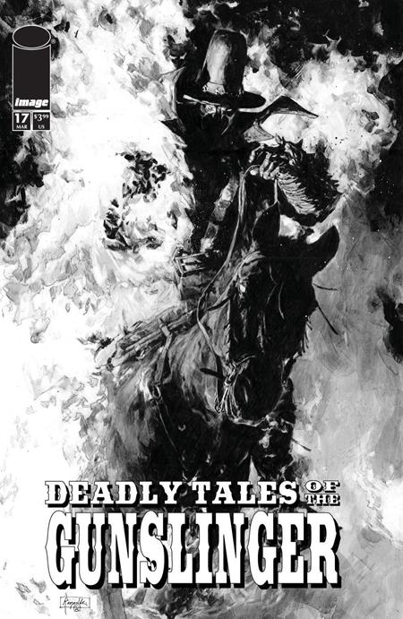 Deadly Tales of the Gunslinger #17 - Spawn Universe - Patric Reynolds B&W Variant (Closed) R2632